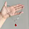Collar Super Brillante de Circonita Princesa Fugitiva para Mujer 2026 Nuevo Modelo Gama Alta Lujo Ligero Estilo de Nicho Exquisita Cadena para la Clavícula