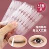 Pegatina de Doble Párpado Natural Más Grande No Invisible para Cola de Ojo Belleza del Ojo Soporte Pegamento Ajuste Oliva Niebla Pegatina Pequeña para Ojo Ninguno