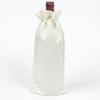 Set de Bolsa de Lino para Vino Lista para Usar Bolsa de Lino para Botella de Vino con Cordón Bolsa de Lino con Cordón para Embalaje de Vino
