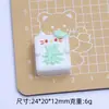 Lindo Gato Fortuna Mahjong Dibujo Animado Hecho a Mano Joyería DIY Pegamento de Crema Resina Accesorios Pequeños Hebilla de Zapato con Agujero Material