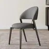Cadeira de Jantar Leve de Luxo, Mesa e Cadeiras de Jantar Modernas e Simples para Casa, Celebridade da Internet Italiana Normcore Escandinavo Hotel Encosto Banqueta de Mahjong