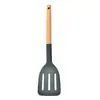 Mango de Madera Espátula de Silicona Cuchara de Cocina Utensilios de Cocina Juego de 11 Piezas Cubo de Almacenamiento Utensilios de Cocina Utensilios de Cocina de Silicona 12 Piezas