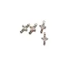 Cuentas Espaciadoras de Doble Fila de Circonita Microincrustada Materiales para Hacer Joyería de Collares Pulseras