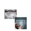 Tampa de vidro transparente redonda, tampa de vidro para caneca, tampa para copo de água, tampa de chaleira, tampa de xícara de chá resistente ao calor, compatível com Wailong