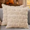 Cojín de felpa de calabaza de Halloween con temática otoñal transfronterizo, almohada de sofá 3D, para decoración de sala de estar y dormitorio