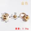 Suministro transfronterizo DIY con anillo cabeza de monje hebilla colgante para equipaje correa funda de teléfono móvil variedad de cuatro colores chapados en electroplateado anillo de tracción hebilla colgante