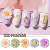 Nuevo arte de uñas pequeño de margarita coreana explosiones flores pequeñas frescas para niñas diamantes de red roja uñas decoraciones tridimensionales al por mayor