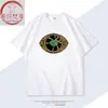 Ropa de Merchandising del Juego Dark Zone Camiseta de Manga Corta Emblema del Regimiento Lobo Blanco Negro Oro Internacional Mismo Estilo Ropa de Media Manga para Estudiantes Moderna