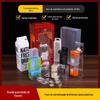 Caixas de Embalagem Personalizadas de Plástico PVC, Caixas Foscas de PP, Caixas Transparentes de PET com Linha Suave de Alta Frequência e Fundo Automático com Gancho