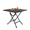 Mesa plegable Mesa de comedor plegable Mesa de comedor sencilla para el hogar Mesa pequeña Puesto de alquiler Mesa de comedor sencilla para apartamentos pequeños