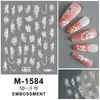 Os Últimos Adesivos de Unha Série de Ano Novo Alívio Estéreo 5D Fogos de Artifício de Ano Novo Mahjong Fortuna Joias Adesivas para Nail Art