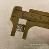 Xizang Prata Novo Estilo Chinês Prata Antiga Mantra de Seis Palavras Padrão de Nuvem Contas Espaçadoras Prata Pura Vazado Estilo Étnico Acessórios para Pulseira DIY