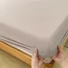 Lençol de cama impermeável de algodão original Tipo A, respirável, para crianças, cobre totalmente o colchão, protege contra urina, poeira e sujeira