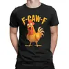 Camiseta Divertida de Gallo de Pollo para Hombre Camiseta Divertida 100% Algodón Cuello Redondo Manga Corta Camiseta Regalo Ropa Creativa