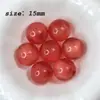 Resina Gelo Transparente Olho de Gato Redondas Miçangas Fino Brilho Céu Estrelado Manchas Contas Soltas DIY Fio Contas Soltas Caneta Colar Pulseira Acessórios de Joia