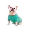 Ropa verde para perros y gatos, suéter de punto suave y cómodo para otoño e invierno, suéter grueso y cálido para perros.