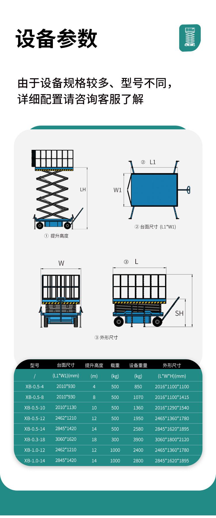 移动剪叉式高空作业平台2_01