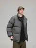 Chaqueta de Algodón para Hombre con Cuello Alto, Color Sólido, Unisex, Engrosada para Invierno, Cálida, Informal, Chaqueta de Algodón Engrosada para Hombre Jinjiang Ropa de Algodón