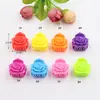 Pinza para el pelo de flor mini de 2,5 cm transfronteriza, pinza para el pelo de flor pequeña de color PS, pinza para el pelo macarrón, pinza para el pelo de gelatina