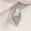 FF Filha da Deusa~Presilha de Cabelo Estrela do Mar com Concha de Metal Retro Francesa Super Fotogênica Estilo Férias na Ilha Lateral Novo Clip