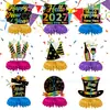 Decoración de Mesa para Fiesta de Año Nuevo 2027 Arreglo Cuenta Regresiva Atmósfera de Fiesta Panal Exhibición de Mesa Abanico de Papel Adorno de Panal Personalizado