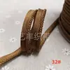 En stock 48 colores poliéster velcro con borde de cordón ribeteado tira de inserción de cuerda para ropa colchas sofás cojines tira de ribete