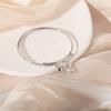 Pulsera de la Fortuna de Plata 925 Pulsera Brillante para Mujer Pulsera de la Marca Fortuna Diseño Nicho ins para Regalo de Cumpleaños para Novia