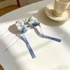 Fábrica de Origen Lazo para el Cabello con Flecos Lazo de Encaje Coreano para Niñas Scrunchie Estilo Coreano Scrunchie Lazo para el Cabello