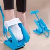 Deslizador de calcetines Dispositivo perezoso para ensartar calcetines para personas mayores y mujeres embarazadas Sin agacharse Ayuda para ensartar calcetines Suministros creativos