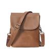 Bolso Pequeño de Cuero PU Crazy Horse Bolso Coreano para Hombre Bolso de Hombre Mochila Casual de Moda Bolso de Hombro Cruzado Tendencia para Hombre