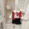 Pantalones de campana de moda coreana para niñas de primavera 2026 Nuevos pantalones anchos holgados de moda para bebés Pantalones largos versátiles