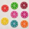 Marcadores Creativos de Silicona para Copas de Vino de Limón Identificadores de Bebidas para Fiestas Etiquetas de Identificación de Vasos Ocho por Set