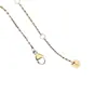 Collar Miel Mínimo Colgante Sin Diamante Brillo Dorado V Electrochapado en Oro 18K Versión de Precisión Lujo Accesible para Mujer No se Desvanece Venta Directa de Fábrica