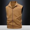 Venda Direta de Fábrica M-4XL Colete Casual para Pesca ao Ar Livre e Trabalho Masculino para Jovens e Meia-Idade Gola Alta Respirável de Secagem Rápida