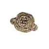 Anillo Popular de Moda Transfronterizo Hermoso Cuadrado con Puntos Diamante Chapado en Oro Blanco Venta Directa de Fábrica Fuente de Fábrica