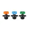 Aspersor com cabeça giratória de 360 graus para agricultura e jardinagem, aspersor de plástico montado no solo invertido para irrigação de médio alcance e rega automática de flores