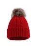 Nuevo Gorro de Punto Trenzado Otoño Invierno con Pompón para Adulto Simple Moderno Casual Cálido Protección contra el Frío Dobladillo Enrollado Gorro para Poner