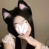 Diadema con orejas de gato negro para mujer, horquilla de peluche con orejas de bestia, accesorios para el cabello, linda diadema de Lolita con horquilla