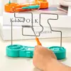 Juguete de laberinto de línea de fuego táctil eléctrico entrenamiento de concentración juego de escritorio impacto de línea de fuego coordinación mano-ojo juguete educativo