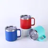 Caneca de Café de Aço Inoxidável com Alça 12oz Isolada a Vácuo de Parede Dupla Copo para Cerveja