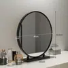 Espejo de Maquillaje con Luces LED, Espejo de Tocador de Escritorio, Espejo Grande para Dormitorio, Giratorio, Lujo Ligero, Espejo de Belleza de Gama Alta