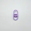 Accesorios de joyería diy color de pintura ocho hebilla giratoria universal anillo de conexión llavero anti-nudo hebilla para perro colgante