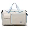 Bolso de Yoga para Mujer de Gran Capacidad Separación Seco y Húmedo Bolso Deportivo para Gimnasio para Hombre Moderno Sencillo Multifuncional Plegable