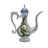 Cloisonne Esmalte Colorido Prata Esterlina Cloisonne Pé Prata Taça de Vinho Pote de Vinho Bebida de Vinho Dragão e Fênix Terno de Prata Pé Prata 999