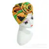 Sombrero Bufanda Floral Transfronterizo Amazon Nuevo de Moda Más Vendido Tela Elástica Sombrero Turbante de Ala Ancha