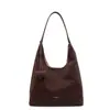 Bolsa de ombro feminina de grande capacidade, versátil, bolsa tote para o dia a dia transfronteiriça, novo estilo, camurça simples