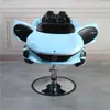 Silla de Peluquería Infantil de Coche de Moda Eléctrica Juguete de Dibujos Animados Silla Elevadora de Corte de Pelo Tienda de Peluquería