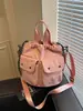 Bolsa Cesta de Verduras de Gran Capacidad para Viajes Diarios para Mujer 2025 Nuevo Bolso de Mano Bolso Tote Versátil Casual Bolso de Hombro Cruzado