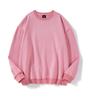 Sudadera de Velvete Zorro Plateado Grueso para Otoño e Invierno para Mujer Cuello Redondo Ropa para Hombre Simple Casual Color Sólido Holgada Mangas Largas Versátil