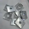 Tarjeta de instalación de perfiles de acero ligero Tarjeta en forma de U Tarjeta de soporte de ajuste horizontal 50 Accesorios para techos de perfiles Tarjeta dentada Fijación de tabiques M